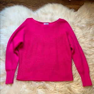 JCP hot pink sweater